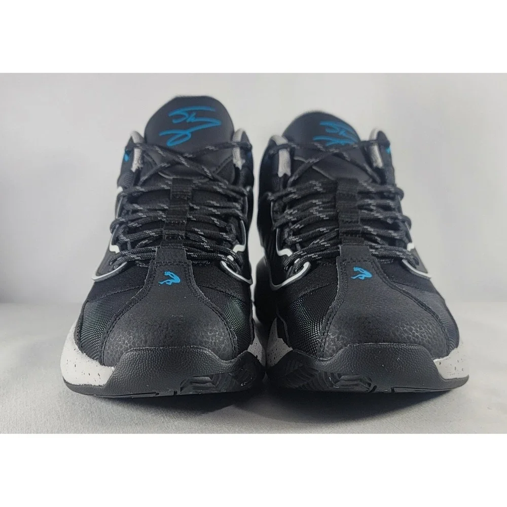 SHAQ SPEED DEMON MID ATHLETIC Men's Shoes Sneakers Size 10 Black/Gray/Blue NIB
